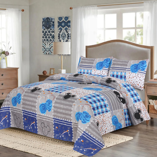 Slight Blue Bedsheet Set