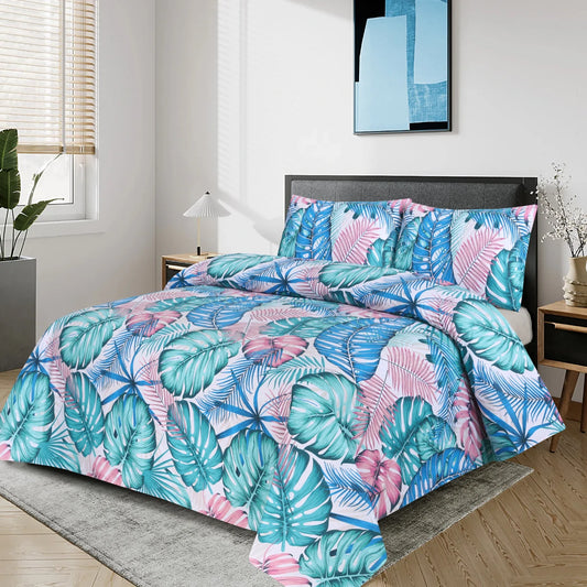 Light Lobed Bedsheet Set