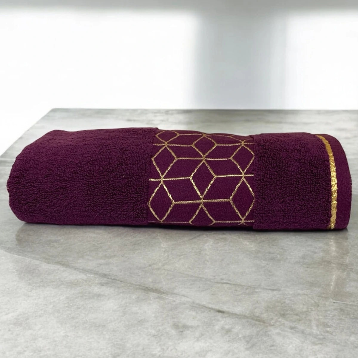 3D Soft Towel- Purple