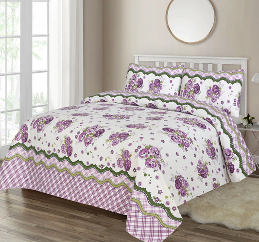 Elegance Purple Bedsheet Set