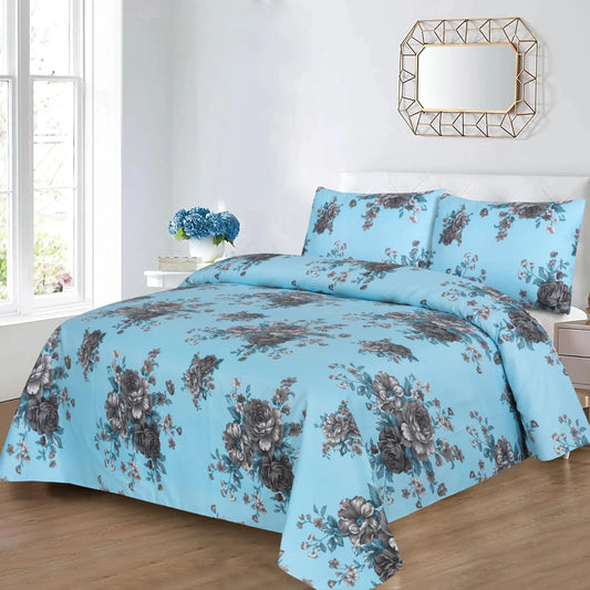 Floret Sky Bedsheet Set