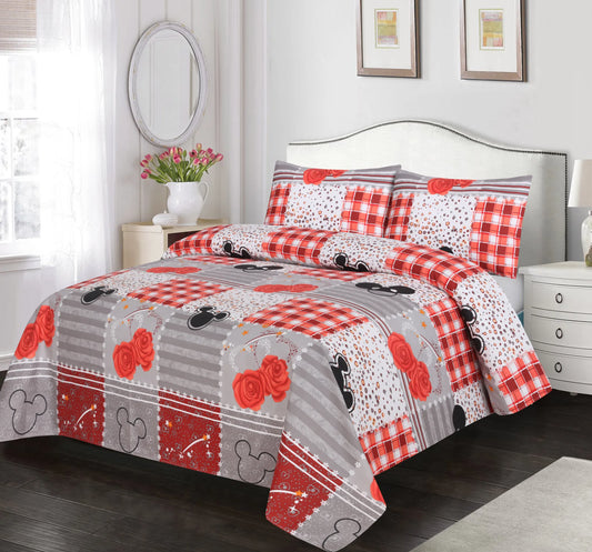 Slight Red Bedsheet Set