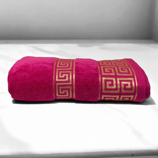 VersaceV Soft Towel-Pink