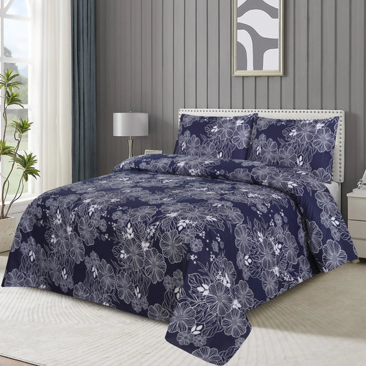 Laurel Blue Bedsheet Set